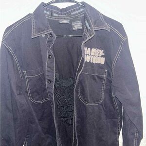 Harley-Davidson Black Lightweight Shirt Jacket